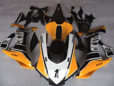 Orange & Weiß 2015-2019 R1 Motorrad Verkleidung