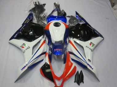 Orange & Blau 2009-2012 CBR600RR Motorrad Verkleidung