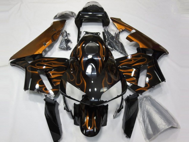 Orange Flamme 2003-2004 CBR600RR Motorrad Verkleidung