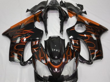 Orange Flamme 2004-2007 CBR600 F4i Motorrad Verkleidung