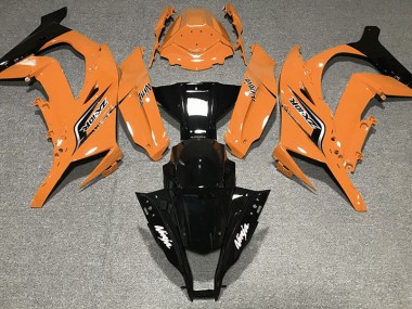 Orange Glänzend & Logos 2011-2015 ZX10R Motorrad Verkleidung