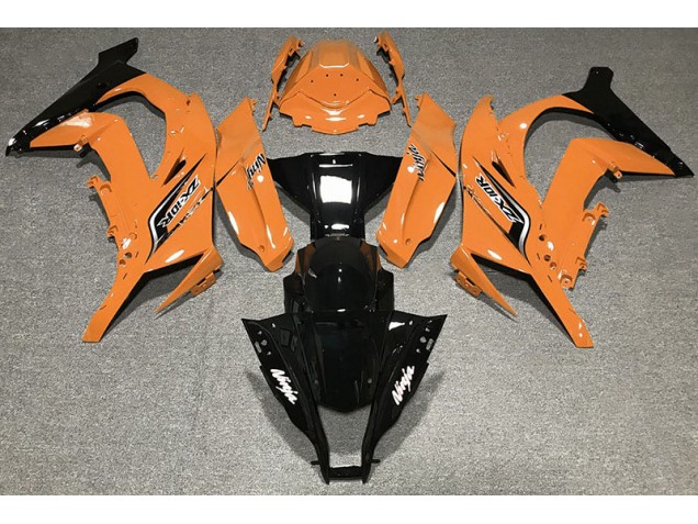 Orange Glänzend & Logos 2011-2015 ZX10R Motorrad Verkleidung