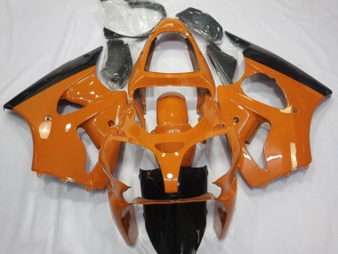 Orange Glänzend & Schwarz 2000-2002 ZX6R Motorrad Verkleidung