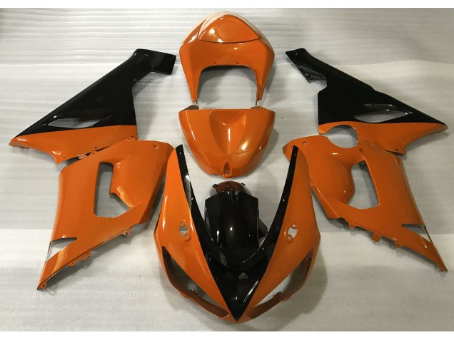 Orange Glänzend & Schwarz 2005-2006 ZX6R Motorrad Verkleidung