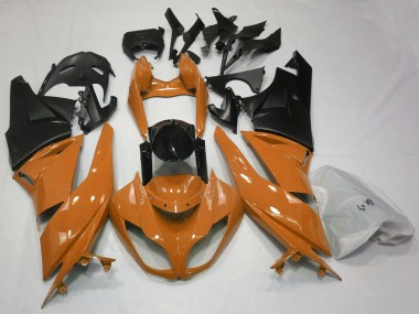 Orange Glänzend & Schwarz 2009-2012 ZX6R Motorrad Verkleidung