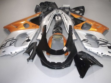 Orange Glänzend Silber & Schwarz 1998-2007 YZF600 Motorrad Verkleidung