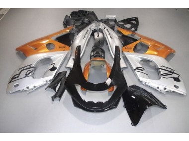 Orange Glänzend Silber & Schwarz 1998-2007 YZF600 Motorrad Verkleidung