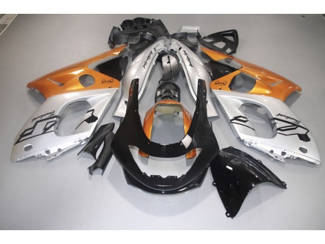 Orange Glänzend Silber & Schwarz 1998-2007 YZF600 Motorrad Verkleidung