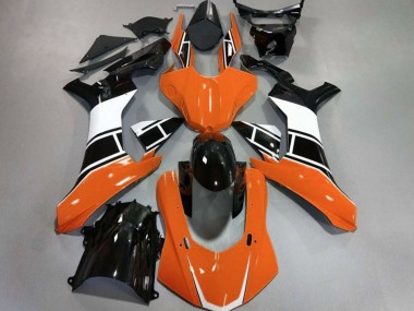 Orange Glänzend Silber & Schwarz 2015-2019 R1 Motorrad Verkleidung