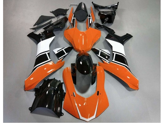 Orange Glänzend Silber & Schwarz 2015-2019 R1 Motorrad Verkleidung