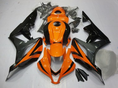 Orange Grau & Schwarz 2007-2008 CBR600RR Motorrad Verkleidung