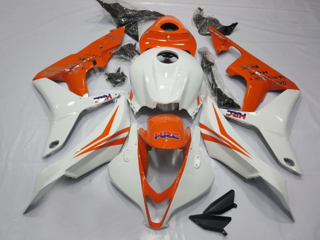 Orange & Weiß HRC 2007-2008 CBR600RR Motorrad Verkleidung