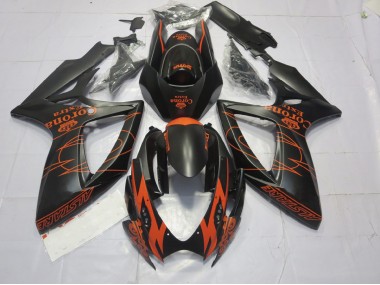 Orange Matt 2006-2007 GSXR 600-750 Motorrad Verkleidung