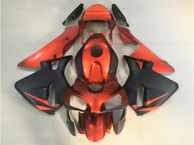 Orange & Matt Schwarz 2003-2004 CBR600RR Motorrad Verkleidung