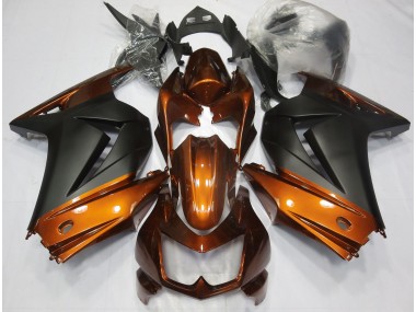 Orange & Matt Schwarz 2008-2012 Ninja 250 Motorrad Verkleidung