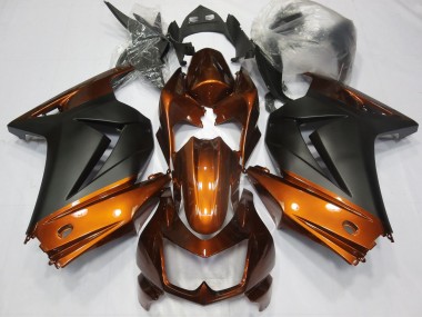 Orange & Matt Schwarz 2008-2012 Ninja 250 Motorrad Verkleidung