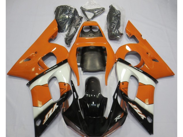 Orange Weiß & Schwarz 1998-2002 R6 Motorrad Verkleidung