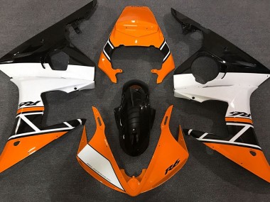 Orange Weiß & Schwarz 2003-2004 R6 Motorrad Verkleidung