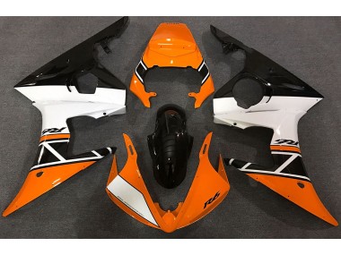 Orange Weiß & Schwarz 2003-2004 R6 Motorrad Verkleidung