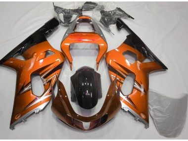 Orange & Silber 2001-2003 GSXR 600-750 Motorrad Verkleidung