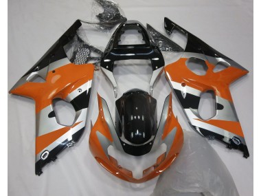 Orange Silber OEM Stil 2000-2002 GSXR 1000 Motorrad Verkleidung