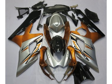 Orange Silber & Schwarz 2005-2006 GSXR 1000 Motorrad Verkleidung
