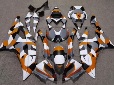 Orange Tarnung Einfarbig 2008-2016 R6 Motorrad Verkleidung