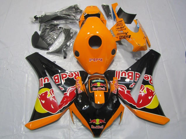 Orangerot Bull 2008-2011 CBR1000RR Motorrad Verkleidung