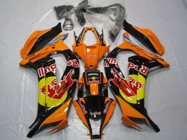 Orangerot Bull 2011-2015 ZX10R Motorrad Verkleidung