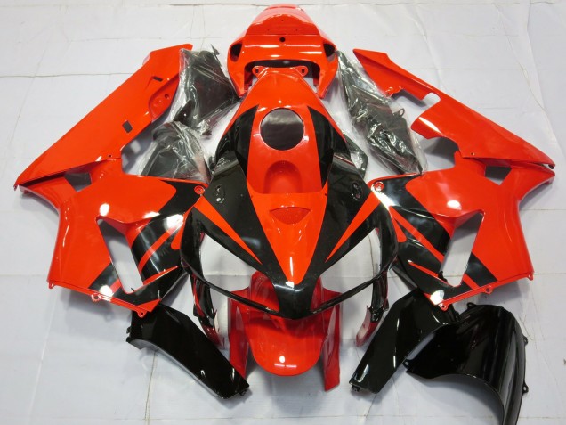 Oranges Spezialdesign 2005-2006 CBR600RR Motorrad Verkleidung