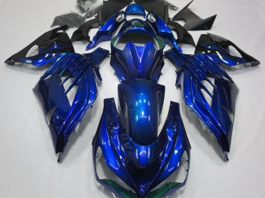 Ozeanblau Glänzend 2012-2021 ZX14R Motorrad Verkleidung