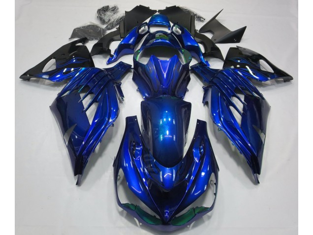 Ozeanblau Glänzend 2012-2021 ZX14R Motorrad Verkleidung