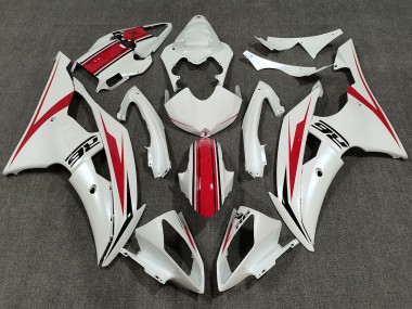 Perlweiß & Rot Glänzend 2008-2016 R6 Motorrad Verkleidung