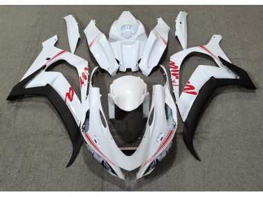 Perlweiß & Rot Logos 2016-2019 ZX10R Motorrad Verkleidung