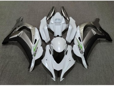 Perlweiß & Silber 2016-2019 ZX10R Motorrad Verkleidung