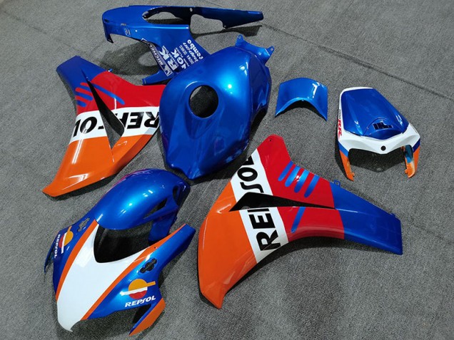 Perlblau Repsol Stil 2008-2011 CBR1000RR Motorrad Verkleidung