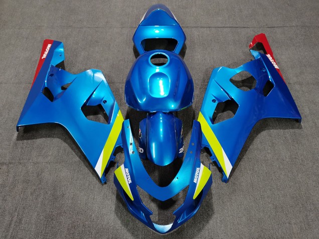Perlblaugelb 2004-2005 GSXR 600-750 Motorrad Verkleidung