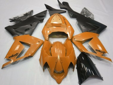 Perlorange & Schwarz 2004-2005 ZX10R Motorrad Verkleidung