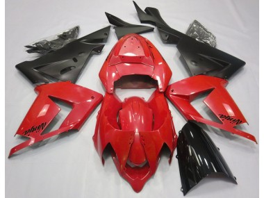 Perlrot & Schwarz 2004-2005 ZX10R Motorrad Verkleidung