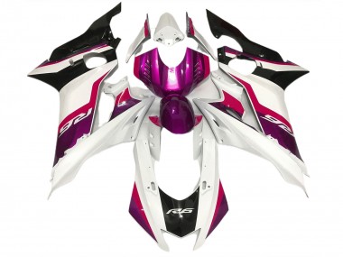 Pink & Glänzend Weiß 2017-2021 R6 Motorrad Verkleidung
