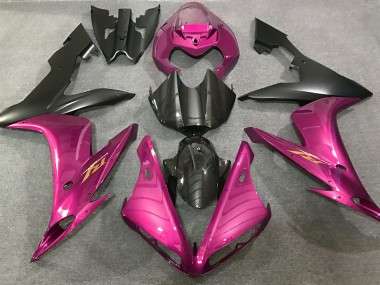 Pink & Kohlefaser Stil 2004-2006 R1 Motorrad Verkleidung