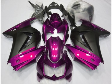 Pink & Matt Schwarz 2008-2012 Ninja 250 Motorrad Verkleidung