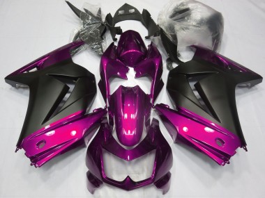 Pink & Matt Schwarz 2008-2012 Ninja 250 Motorrad Verkleidung