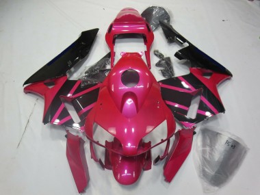 Pink & Schwarz 2003-2004 CBR600RR Motorrad Verkleidung