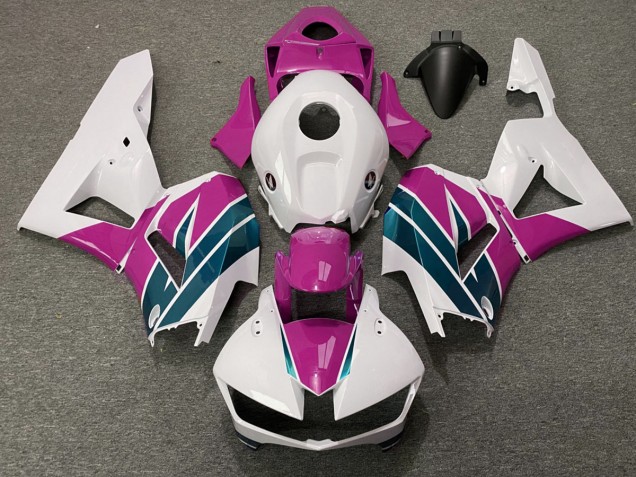 Pink & Smaragd Glänzend 2013-2023 CBR600RR Motorrad Verkleidung
