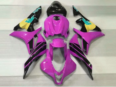 Rosa & Blaugrün Bull 2007-2008 CBR600RR Motorrad Verkleidung