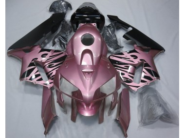 Rosa Flamme 2005-2006 CBR600RR Motorrad Verkleidung