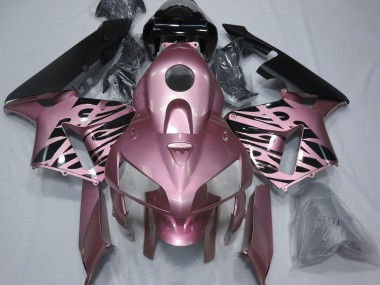 Rosa Flamme 2005-2006 CBR600RR Motorrad Verkleidung