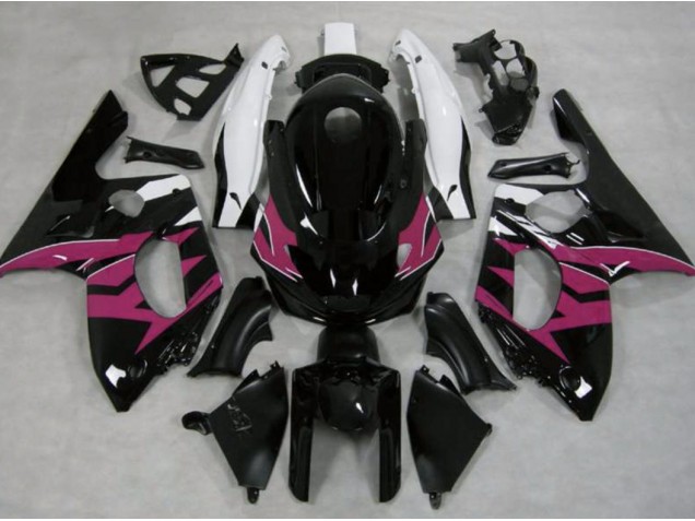 Rosa Schwarz & Weiß 1998-2007 YZF600 Motorrad Verkleidung