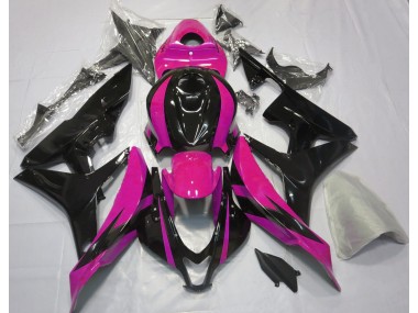 Rosa & Schwarz OEM Design 2007-2008 CBR600RR Motorrad Verkleidung